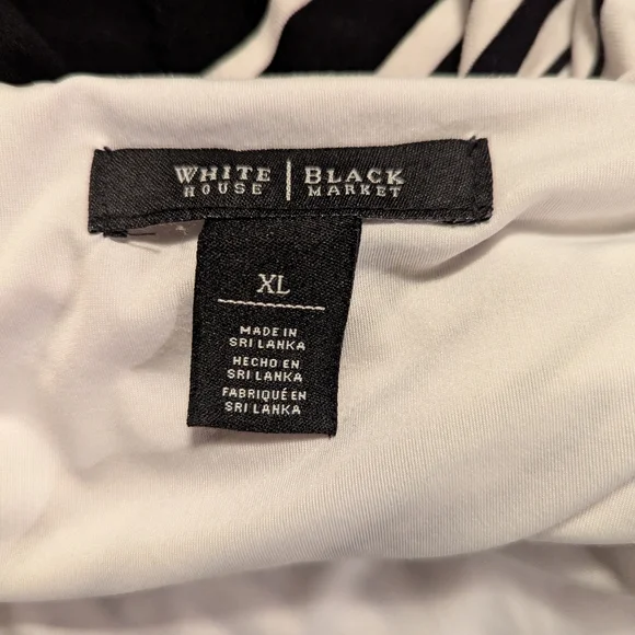 WHBM Sleeveless Bias Stripe Maxi Dress - Picture 5 of 6